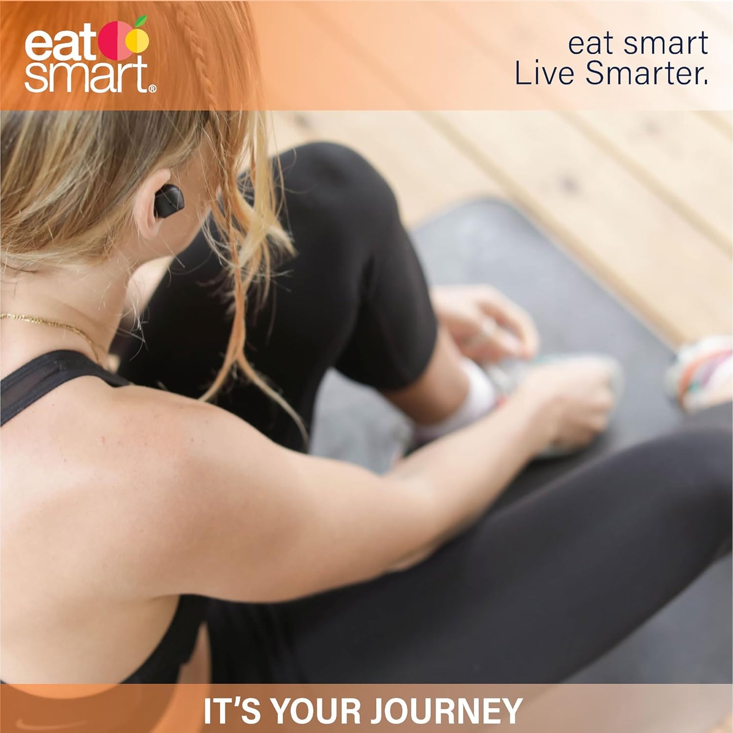 Eat Smart Digital Bathroom Scale with Extra Large Easy to Read Lighted Display, Accurate Weight Tracking, Includes Free Body Tape Measure, Grey and Clear