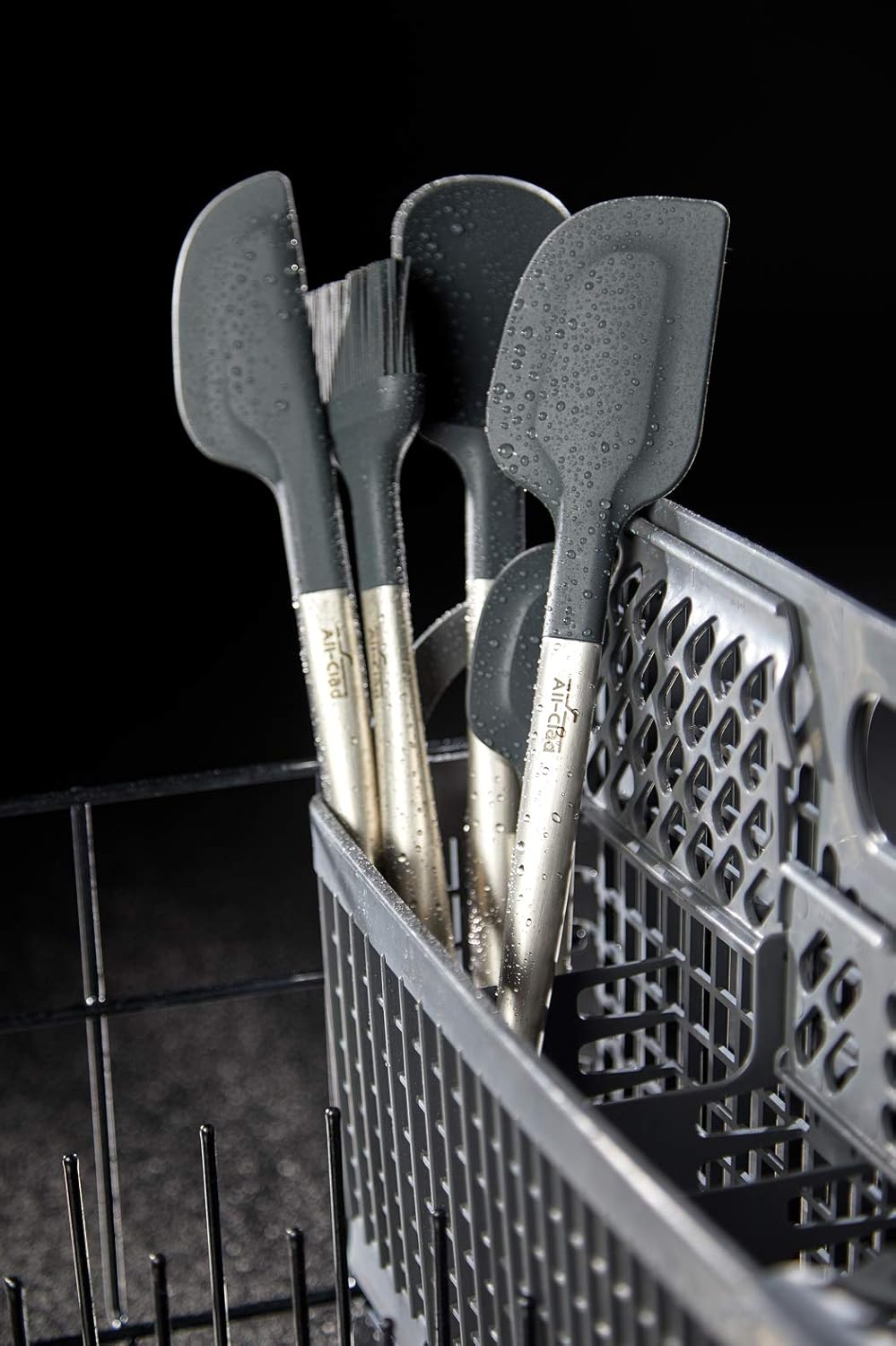 All-Clad Specialty Silicone Kitchen Gadgets Pastry Brush Kitchen Tools, Kitchen Hacks Silver