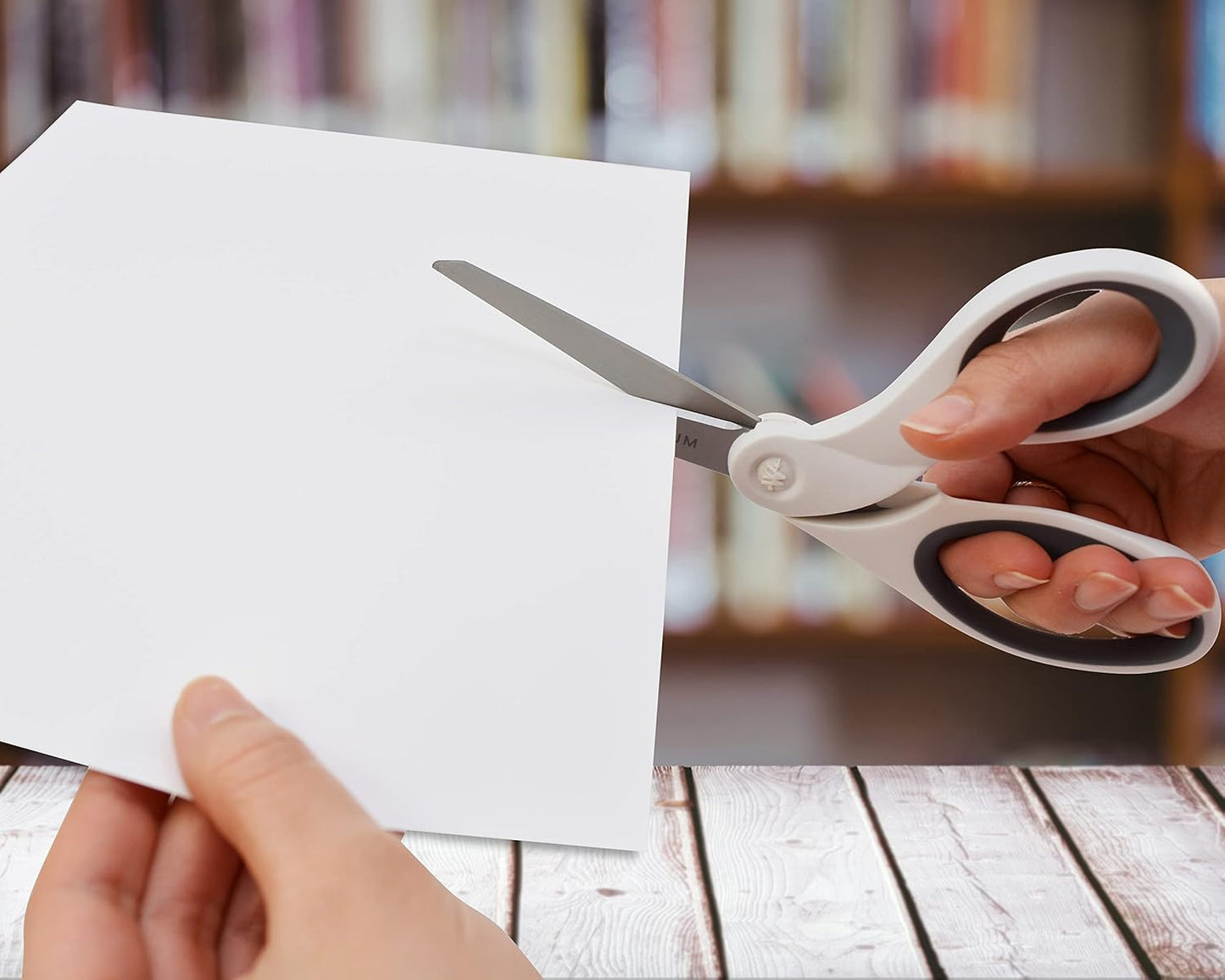 Westcott 5-Inch Micro-Tip & 8-Inch Bent Craft Fabric Scissors - Titanium Bonded Blades for Heavy Fabric and Precise Snips, 2 Pack