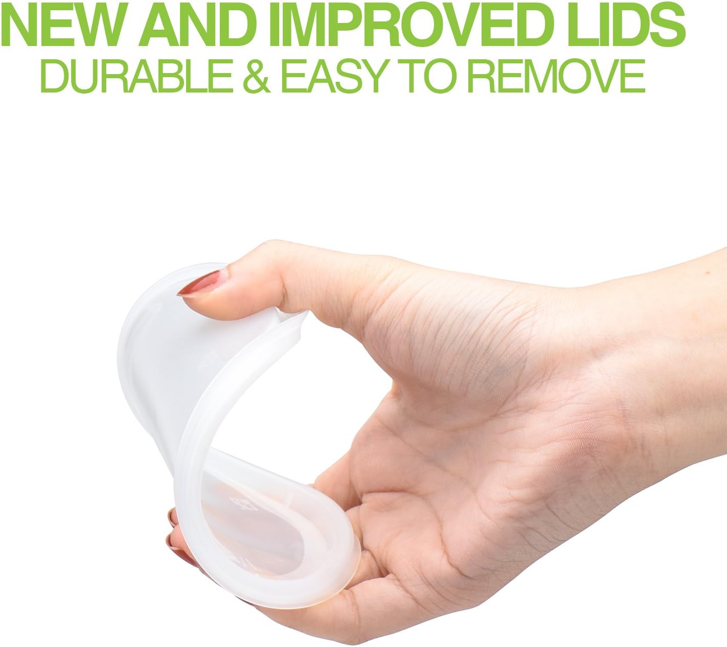 [8 oz. -24 Pack] Glotoch 1 Cup Soup Containers with Lids, Eco-Friendly Plastic Take Out Bowls, Microwave, Freezer & Dishwasher Safe, BPA-Free