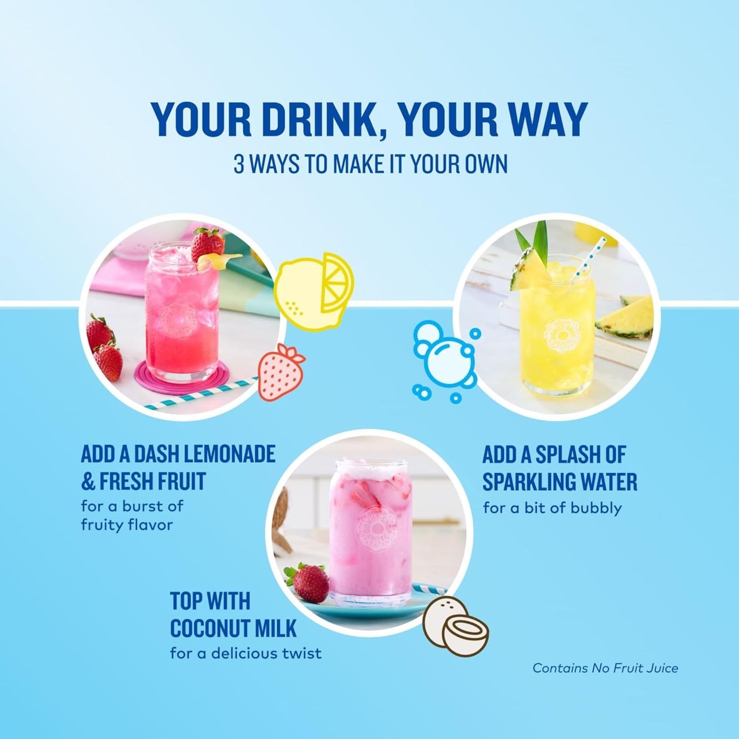 The Original Donut Shop Iced Refreshers, Strawberry Açaí Flavor, Keurig Single Serve K-Cup Pods, 20 Count