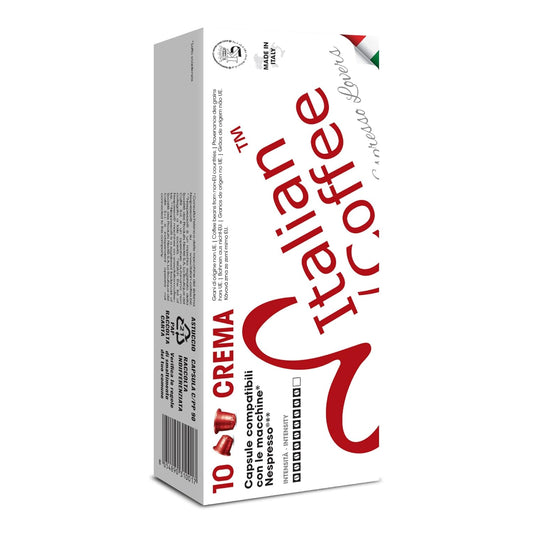 Italian Coffee for Espresso Lovers capsules compatible with Nespresso Original Line machines (Crema Regular, 800 Count (Pack of 1))