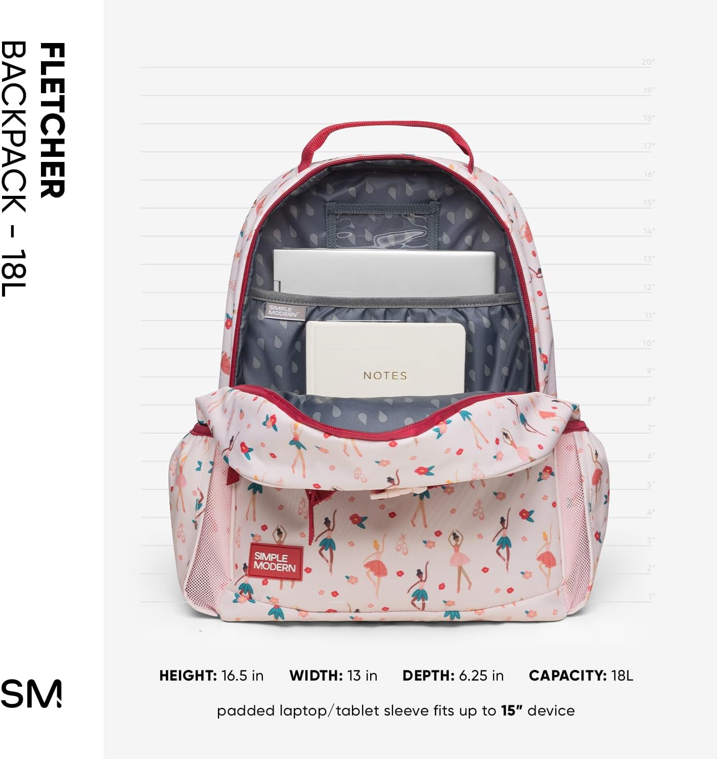 Simple Modern Large Marvel Kids Backpack for School Girls and Boys | Elementary Backpack for Teen | Fletcher Collection | Kids - 16" tall | Spider Gwen