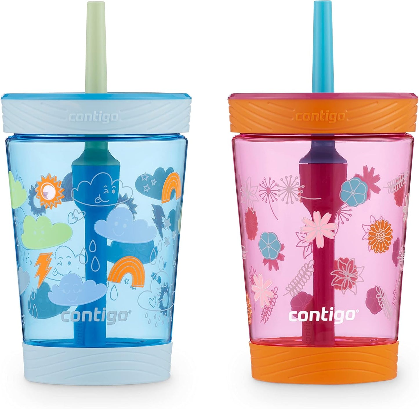 Contigo Kids Spill-Proof Tumbler with Straw 14 oz. 2 Pack