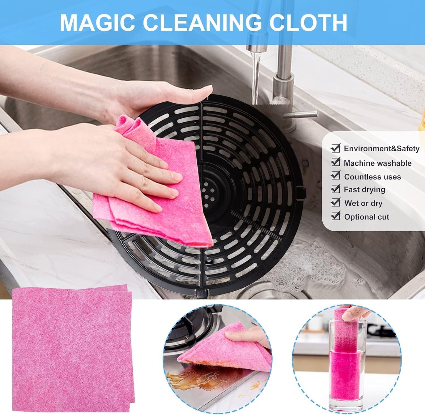 Air Fryer Crisper Plate for Ninja 6.5QT OL501/OL500 Foodi Pressure Cooker & Air Fryers, Premium Nonstick Air Fryer Rack Grill Plate Pan Insert Grate Shelf Grid for 6.5QT Ninja Air Fryer