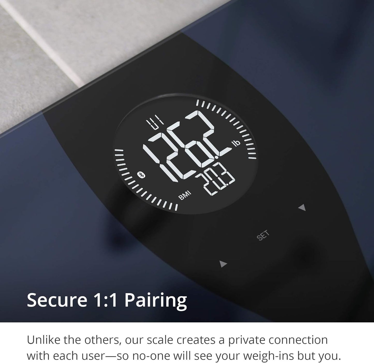 Greater Goods Digital Smart Scale for Body Weight | US-Based Company Powered by Superior Service & Dependable Products | (Black Bluetooth)