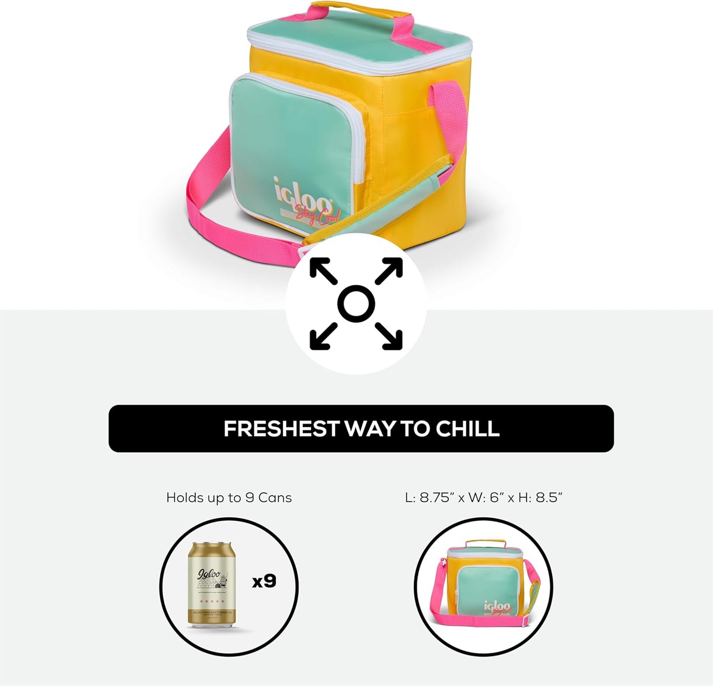 Igloo Retro Square Lunch Bag Cooler