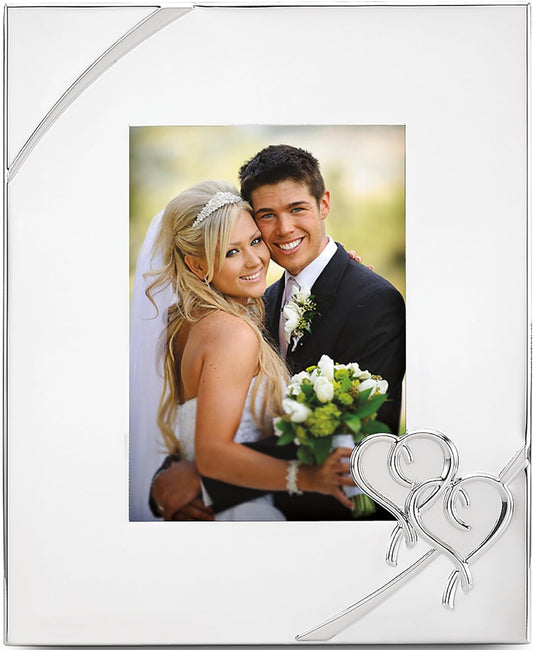 Lenox 812616A True Love 5x7 Picture Frame, Metallic