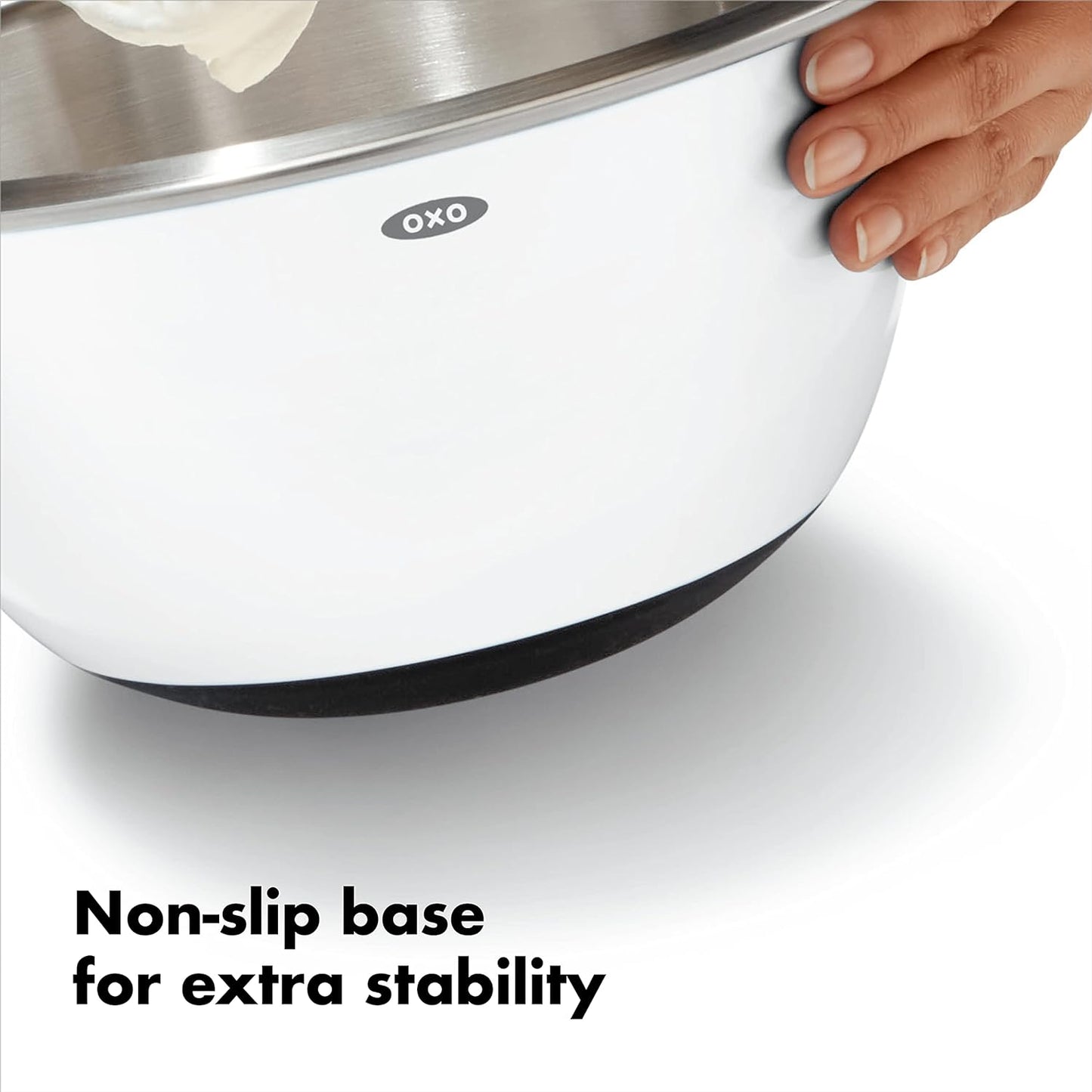 OXO Good Grips 3-Piece Stainless-Steel Mixing Bowl Set