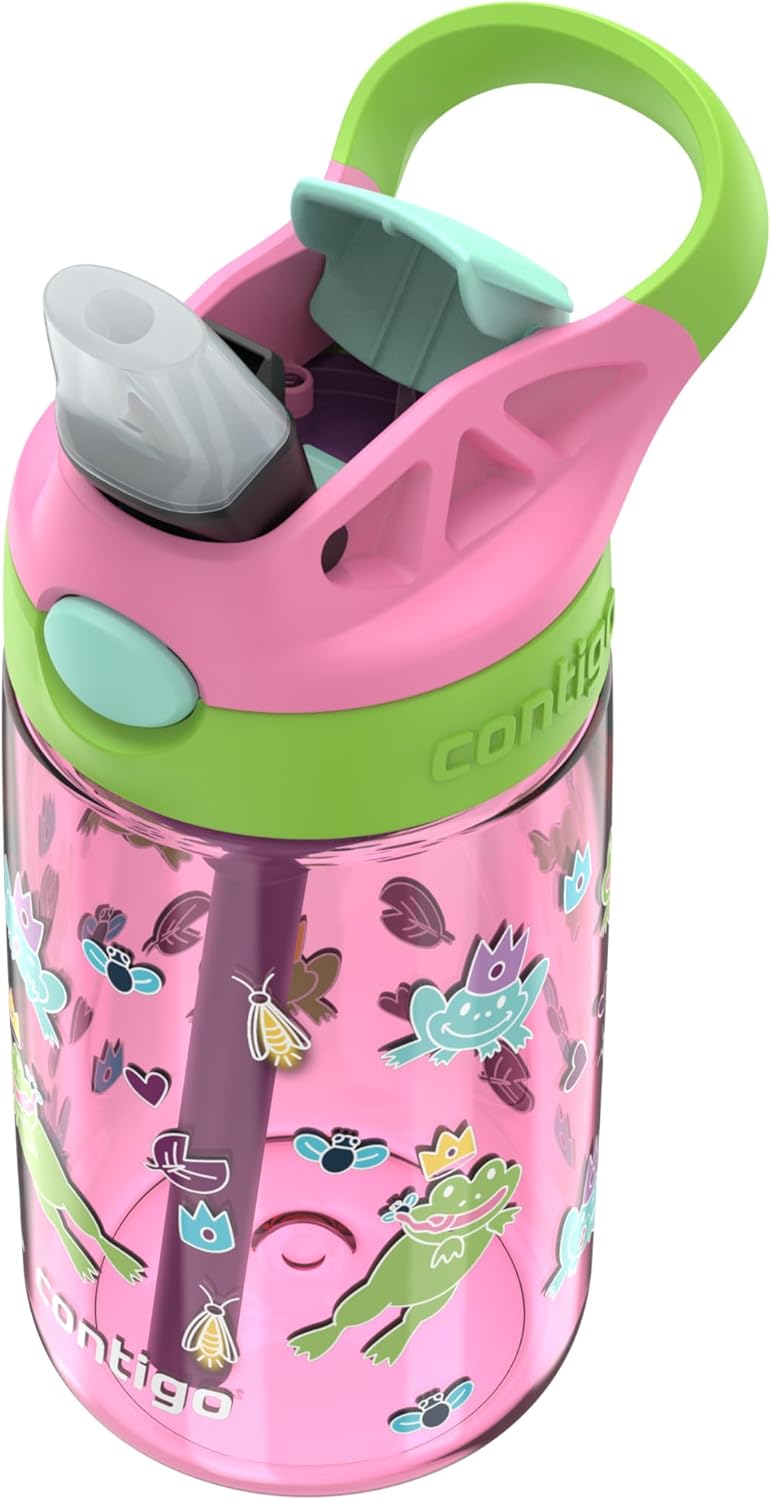 Contigo Kids Water Bottle with Redesigned AUTOSPOUT Straw, 14 oz