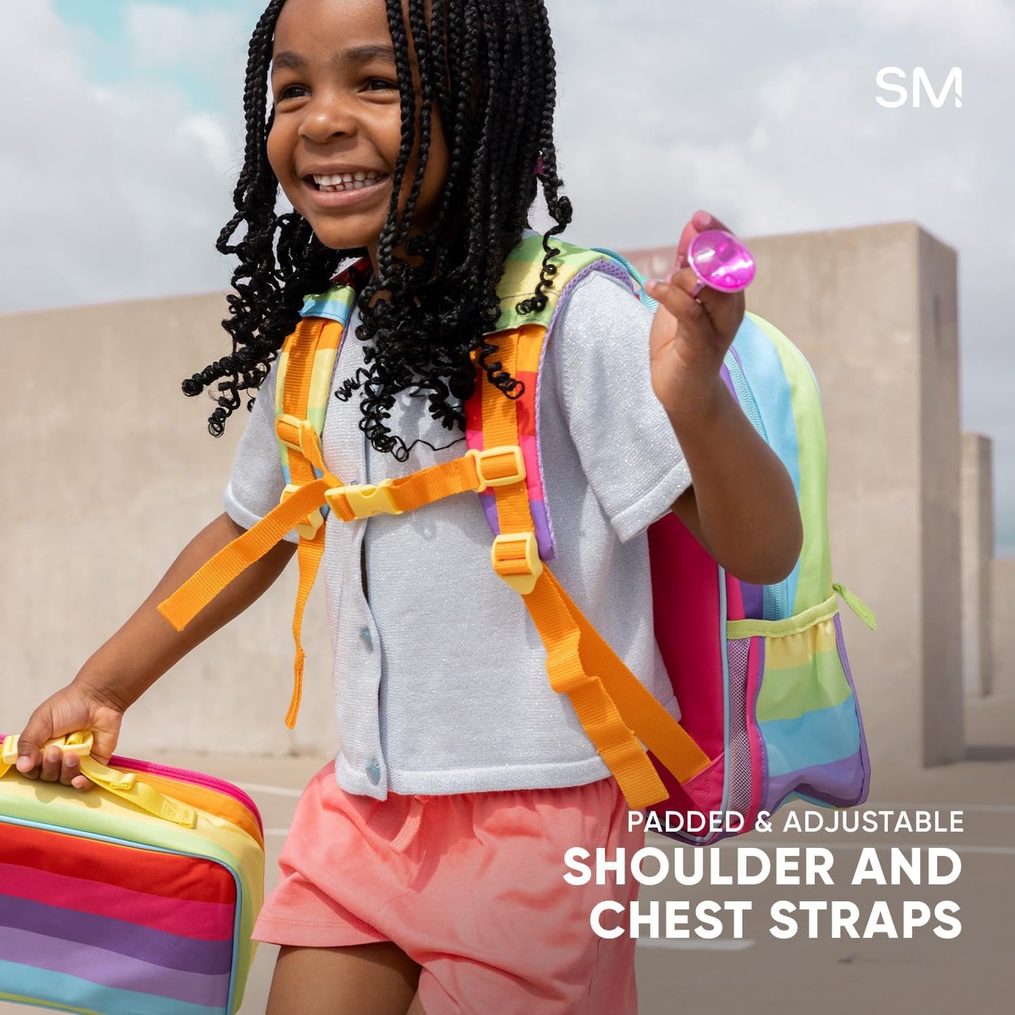 Simple Modern Large Bluey Kids Backpack for School Girls and Boys | Elementary Backpack for Teen | Fletcher Collection | Kids - 16" tall | Bluey Sky