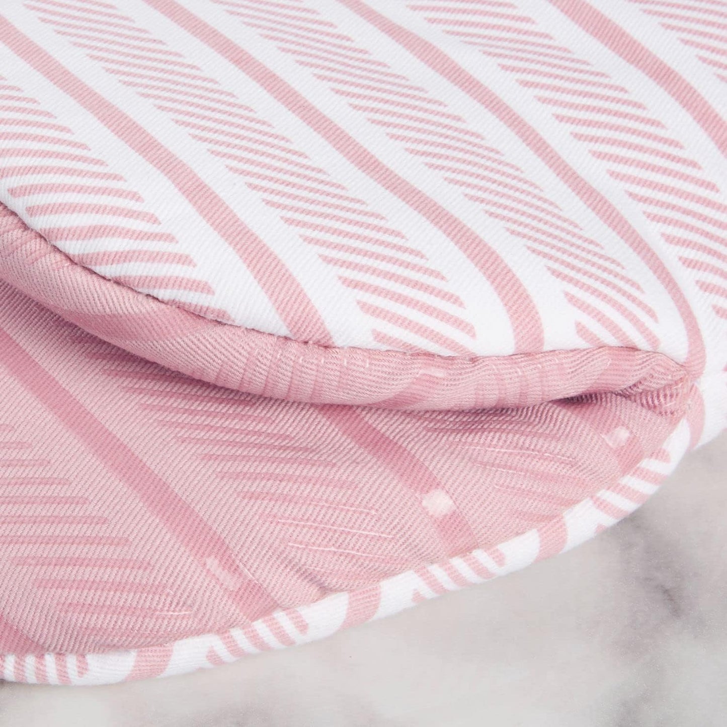 KitchenAid Albany Mini Oven Mitt 2-Pack Set, Dried Rose, 5.5"x8"