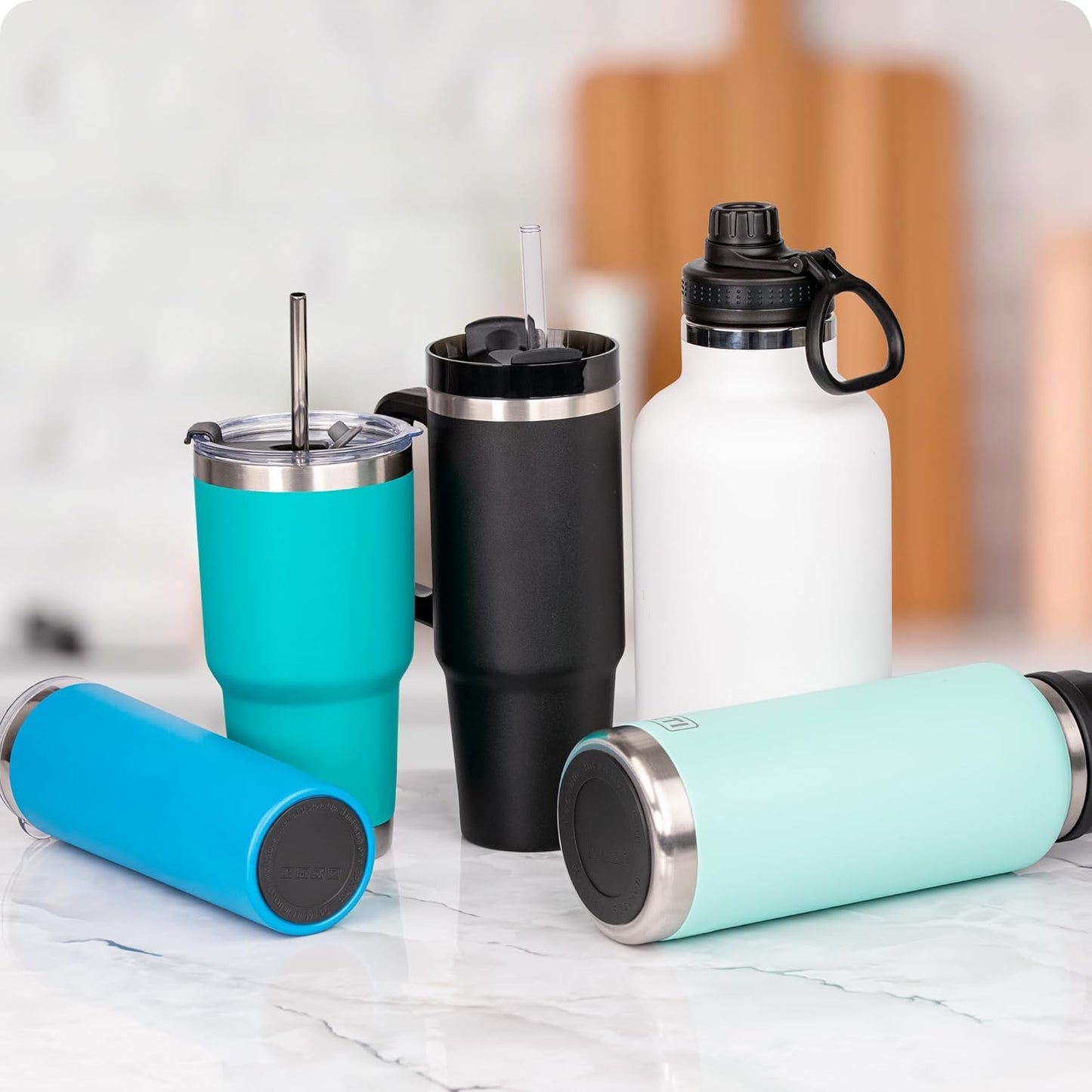 Silicone Bottom Protector for The Bottom of Mugs and Other Containers with a Bottom Diameter of 2.75" 70 mm,Multi-Use Non-Slip Mat(6 Pack)