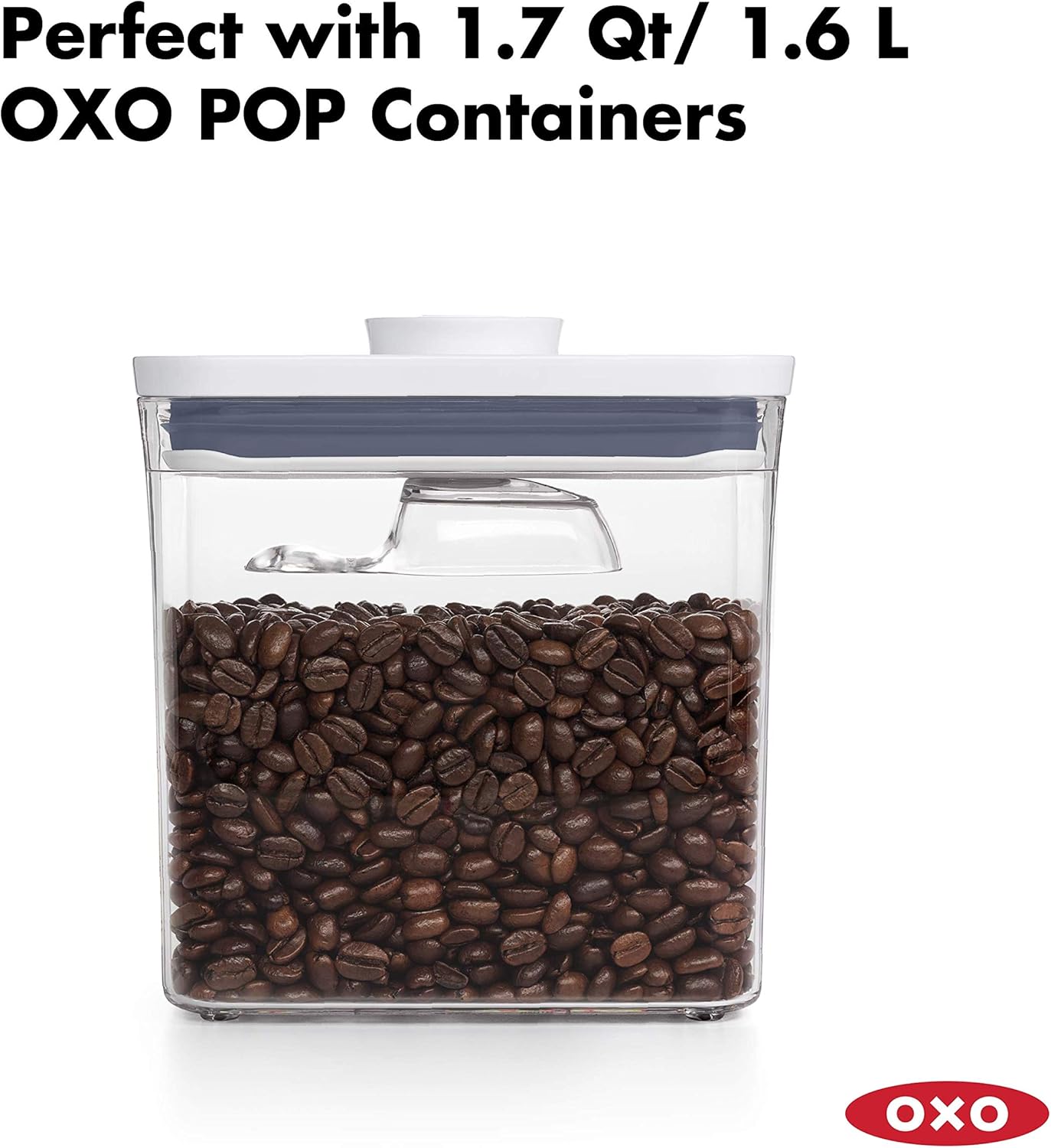 OXO Good Grips POP Container Coffee Scoop, Clear