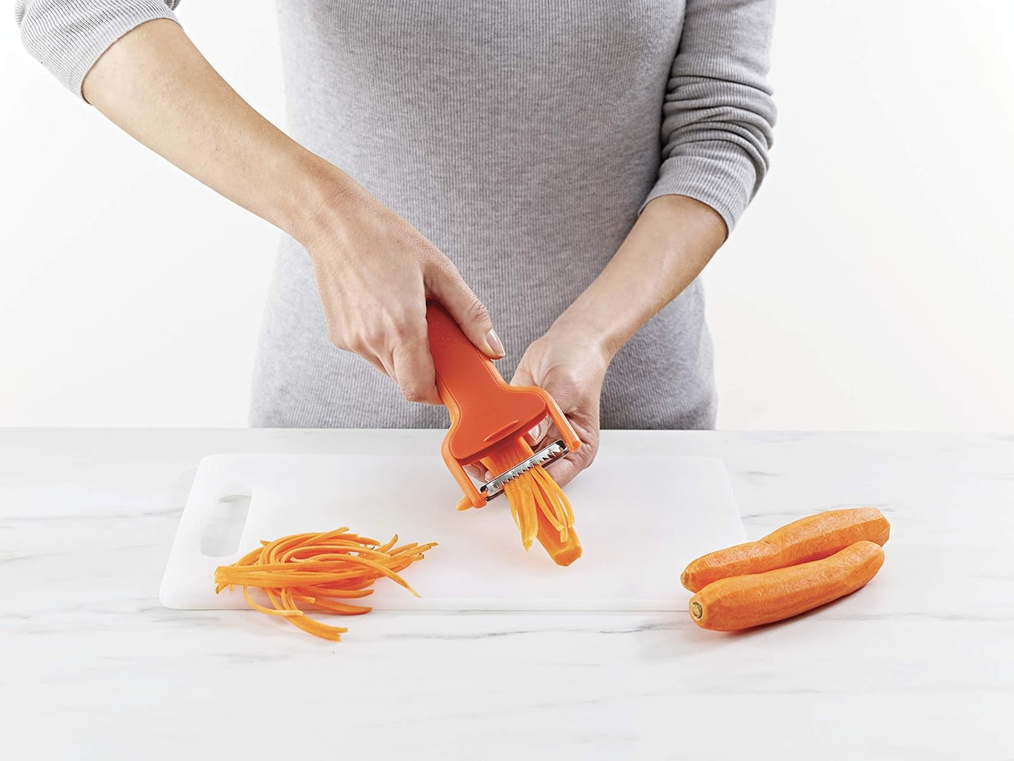 Joseph Joseph SafeStore Peeler, One Size, Orange