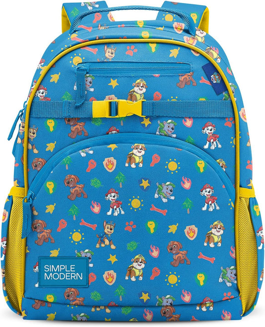 Simple Modern Medium Paw Patrol Toddler Backpack for School Girls and Boys | Kindergarten Elementary Kids Backpack | Fletcher Collection | Kids - 15" tall | Paw Patrol Outdoor Adventures