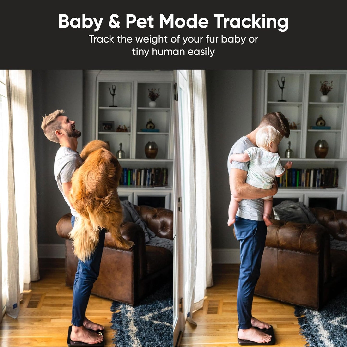 Wyze Scale S, Scale for Body Weight, Digital Bathroom Scale for Body Fat, BMI, Muscle, Heart Rate, Body Composition Analyzer with App, Batteries Included, Bluetooth, 400 lb, White