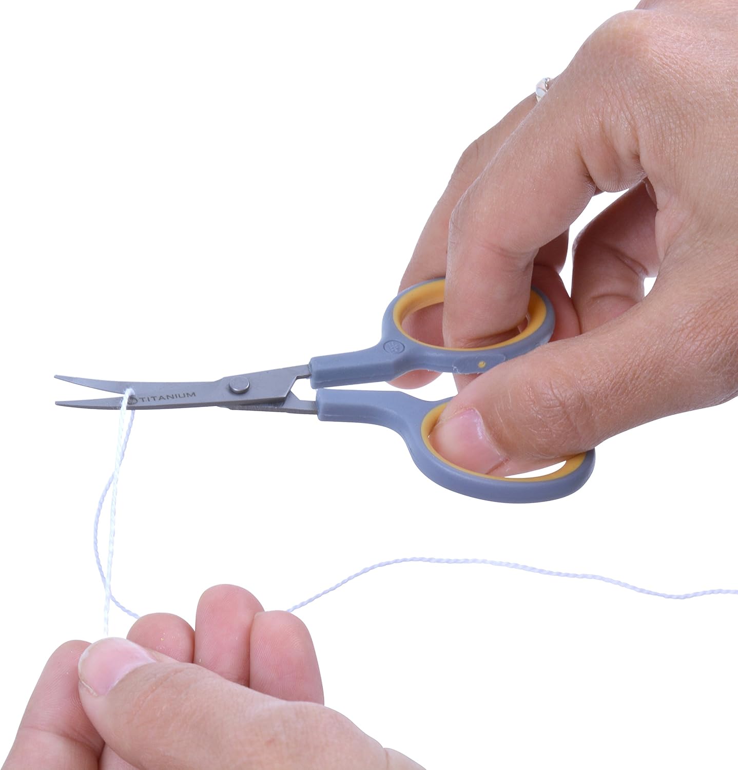 Westcott 4" Sewing Titanium-Bonded Embroidery Scissors, Curved (13865)