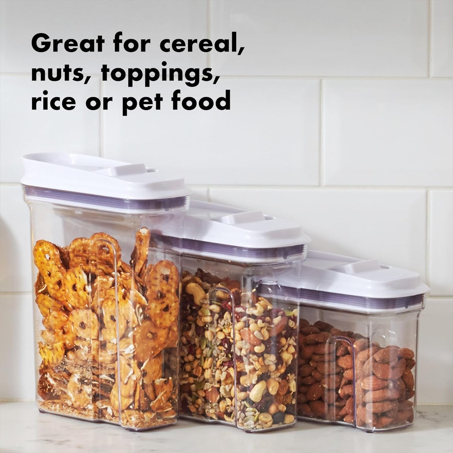 OXO Good Grips Airtight POP Large Cereal Dispenser (4.5 Qt) (Pack of 8)