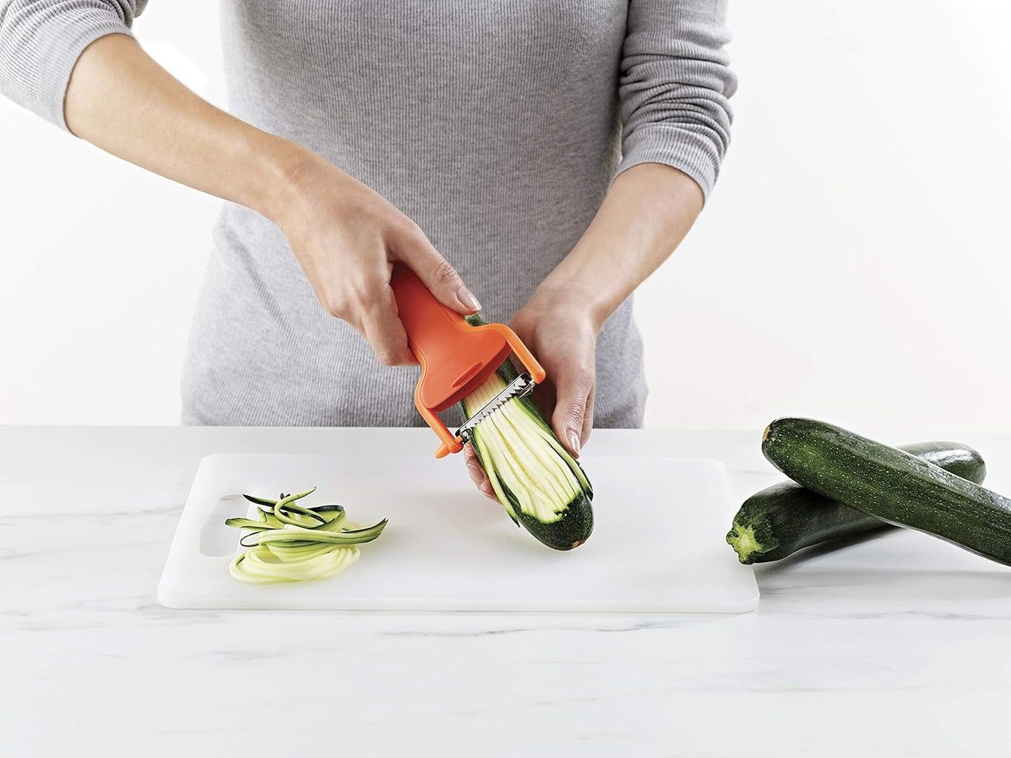 Joseph Joseph SafeStore Peeler, One Size, Orange