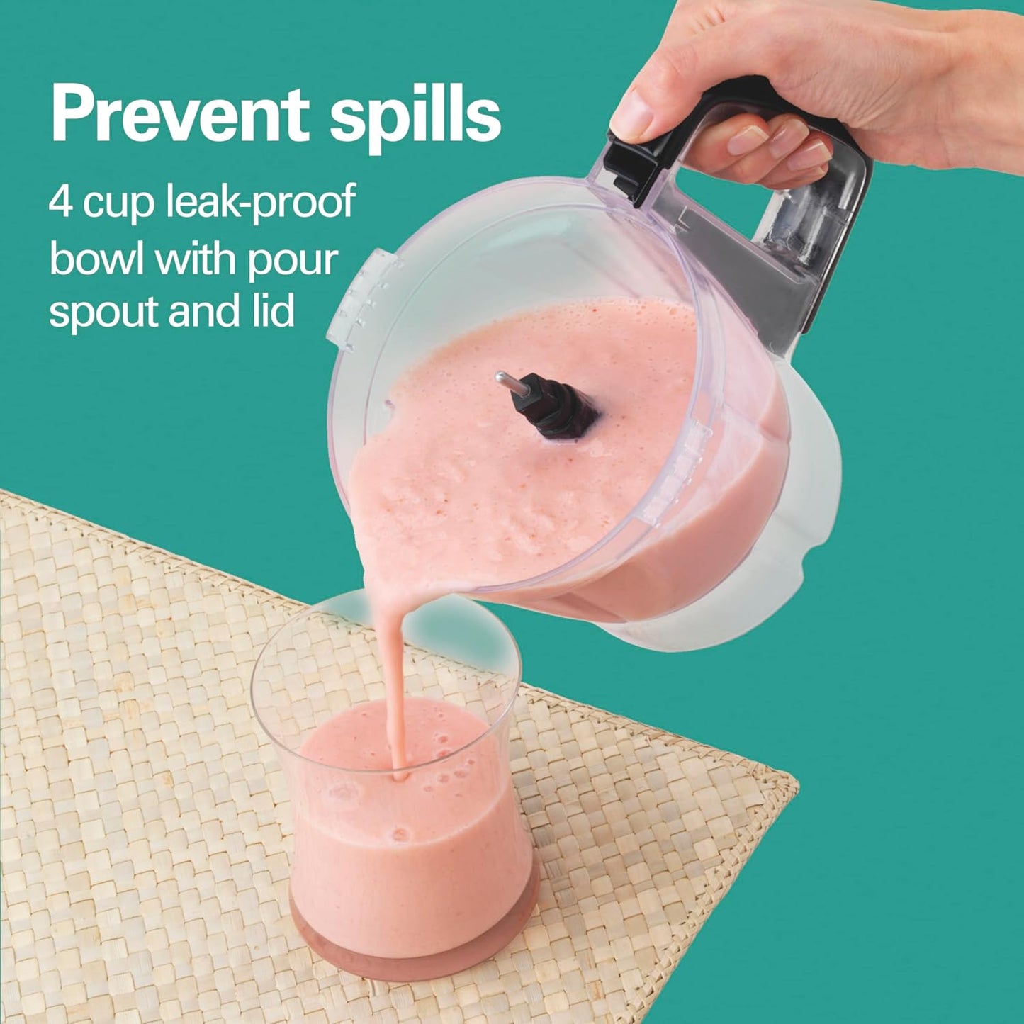 Hamilton Beach Stack & Snap 4-Cup Mini Food Processor & Vegetable Chopper, 250 Watts, for Slicing, Shredding, and Puree, Black (70510)