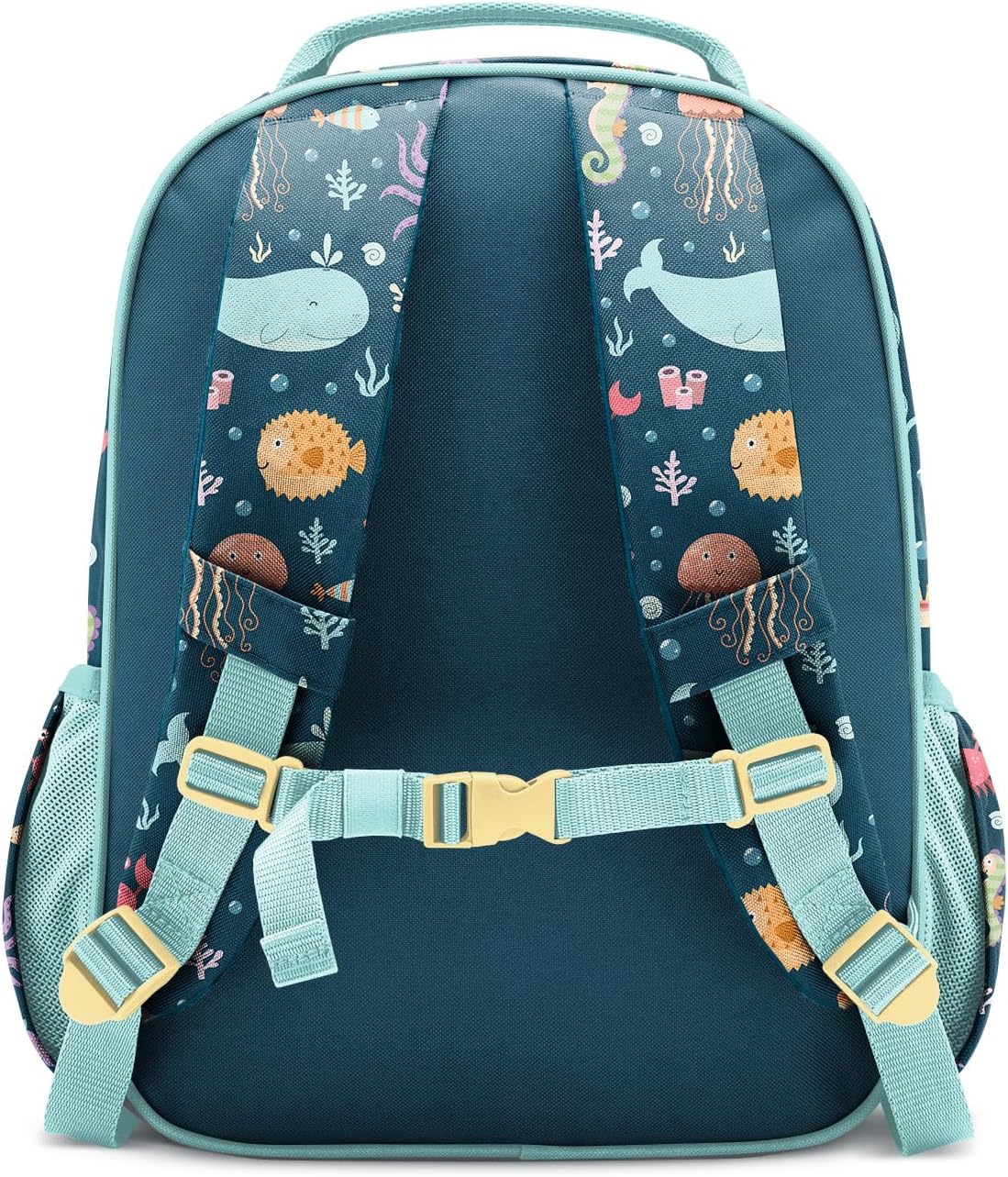 Simple Modern Medium Toddler Backpack for School Girls and Boys | Kindergarten Elementary Kids Backpack | Fletcher Collection | Kids - 15" tall | Under the Sea