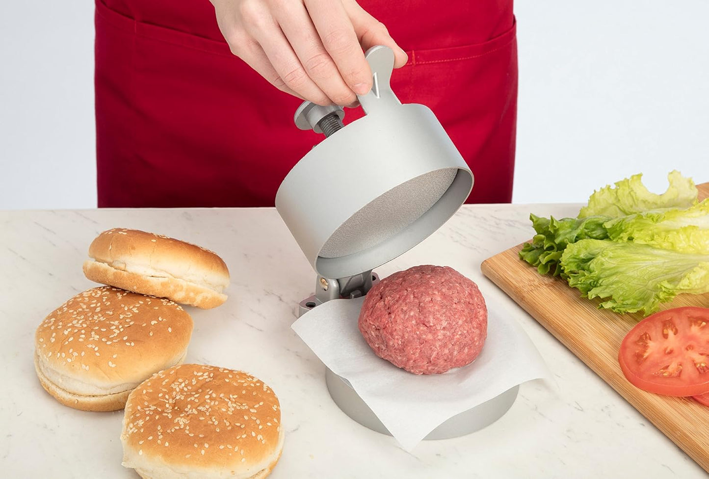 Cuisinart CABP-300 Adjustable Burger Press, Makes 1/4lb to 3/4lb Patties