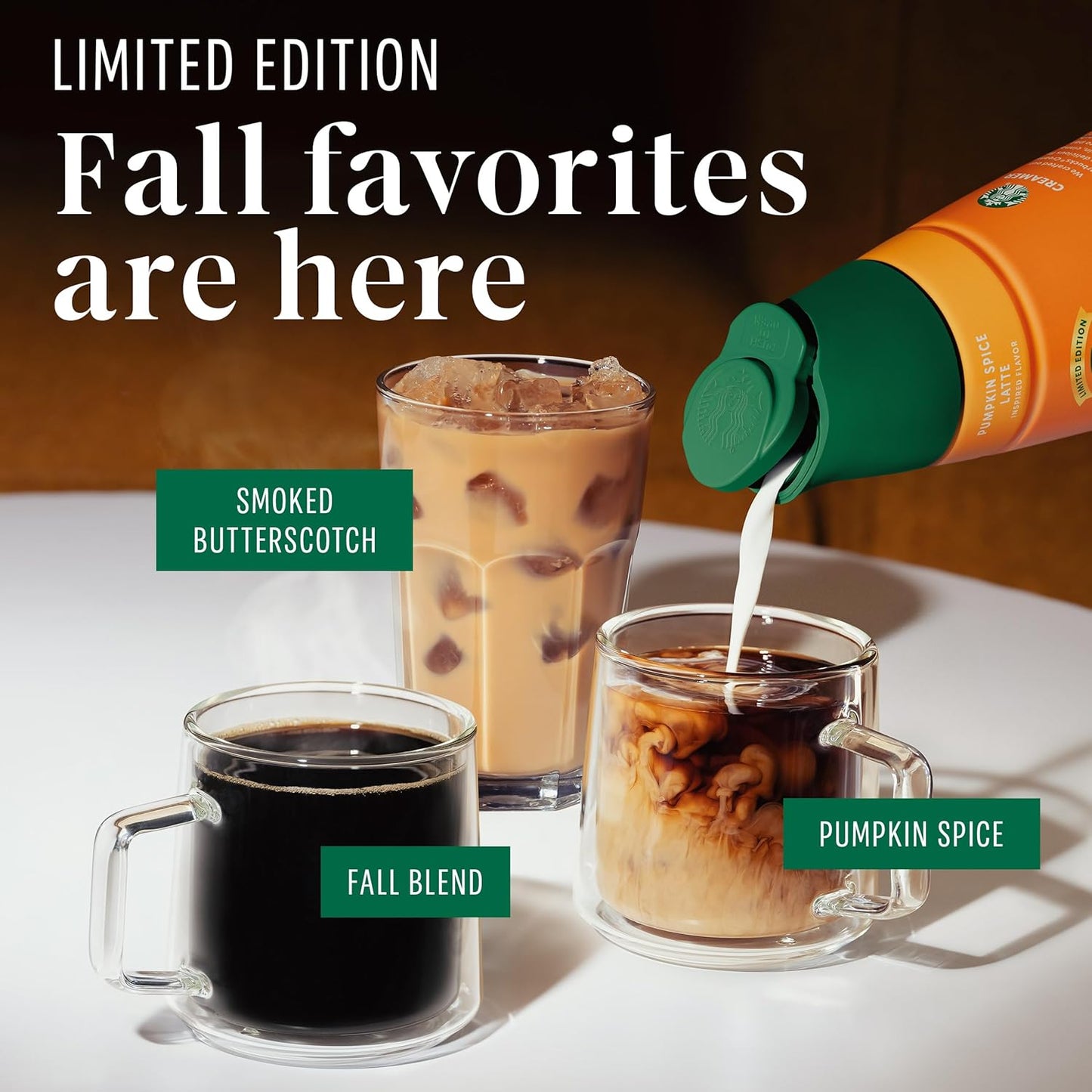 Starbucks K-Cup Coffee Pods—Pumpkin Spice Flavored Coffee—100% Arabica—Naturally Flavored—1 box (10 pods)
