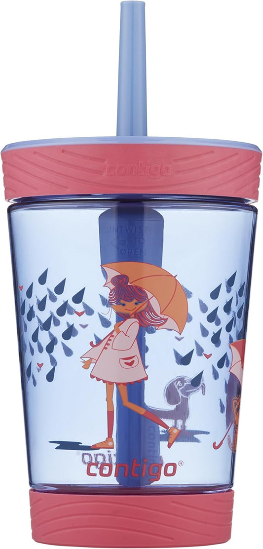 Contigo Kids Spill-Proof 14oz Tumbler with Straw and BPA Free Plastic
