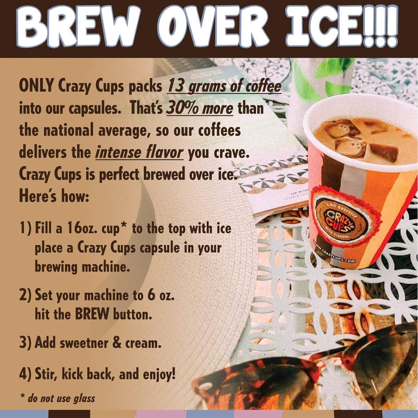 Crazy Cups Decaf Flavored Coffee Pods - Decaf Chocolate Raspberry Truffle - Decaffeinated Coffee pods for Keurig K-Cups Machines, 22 Counts