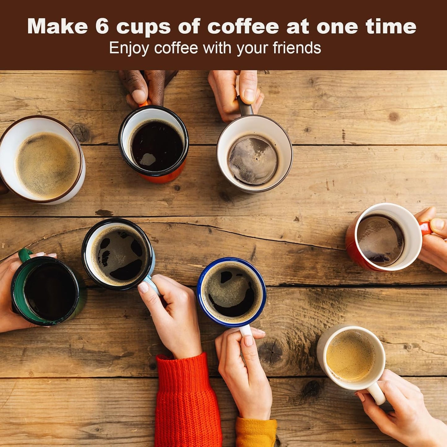 Cafetera Espresso Maker, 6 Cup Portable Coffee Machine, 300ml Portable Cafeteras Electricas Modernas, Electric Moka Pot with Detachable Base & Overheat Protection, Coffee Gift for Home Travel