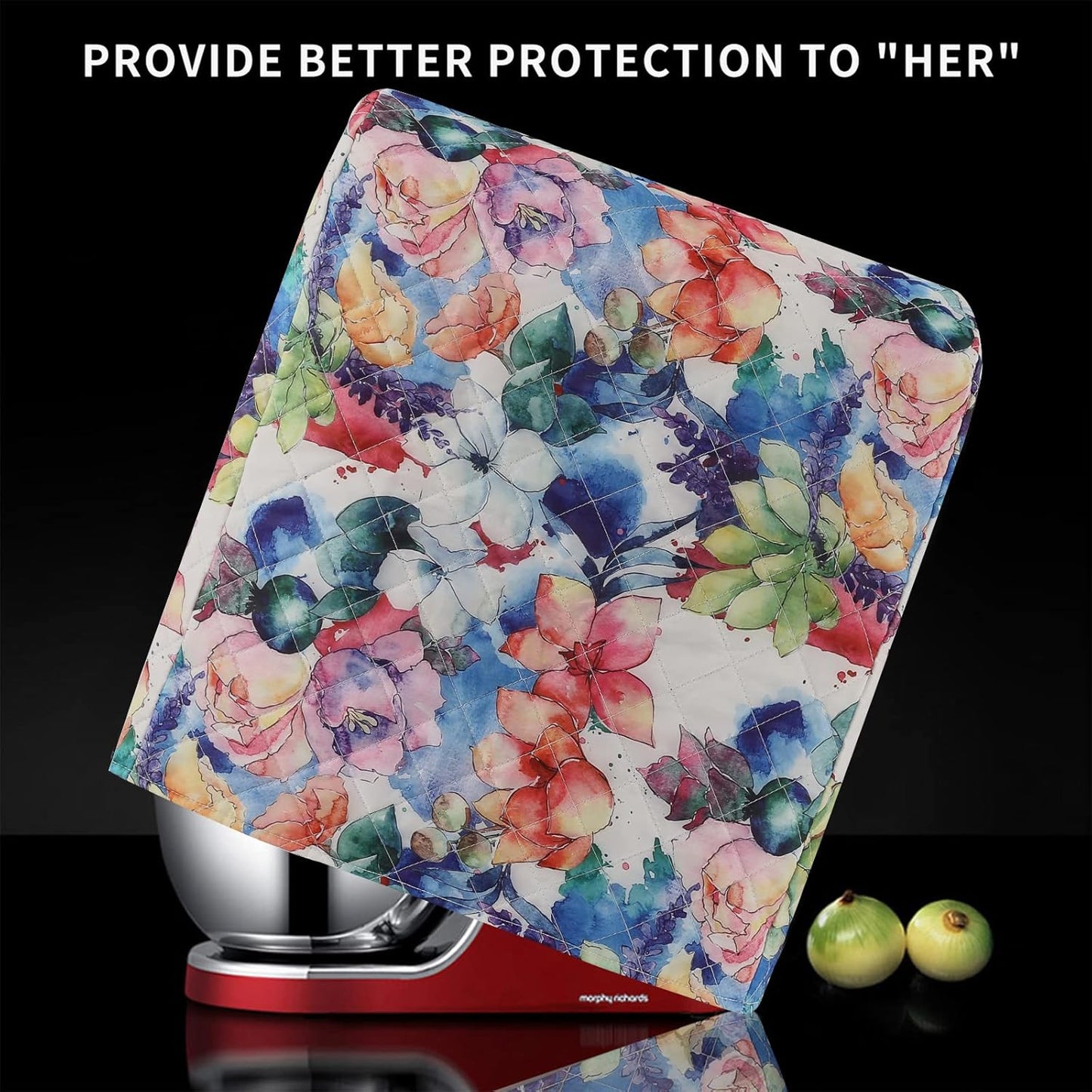 Kitchen Aid Mixer Cover,Kitchen Stand Mixer Cover Compatible With 5-8 Quart Kitchenaid Hamilton Mixers,Kitchen Aid Covers for Stand Mixer With Pockets,Kitchen Aid Mixer Assecories