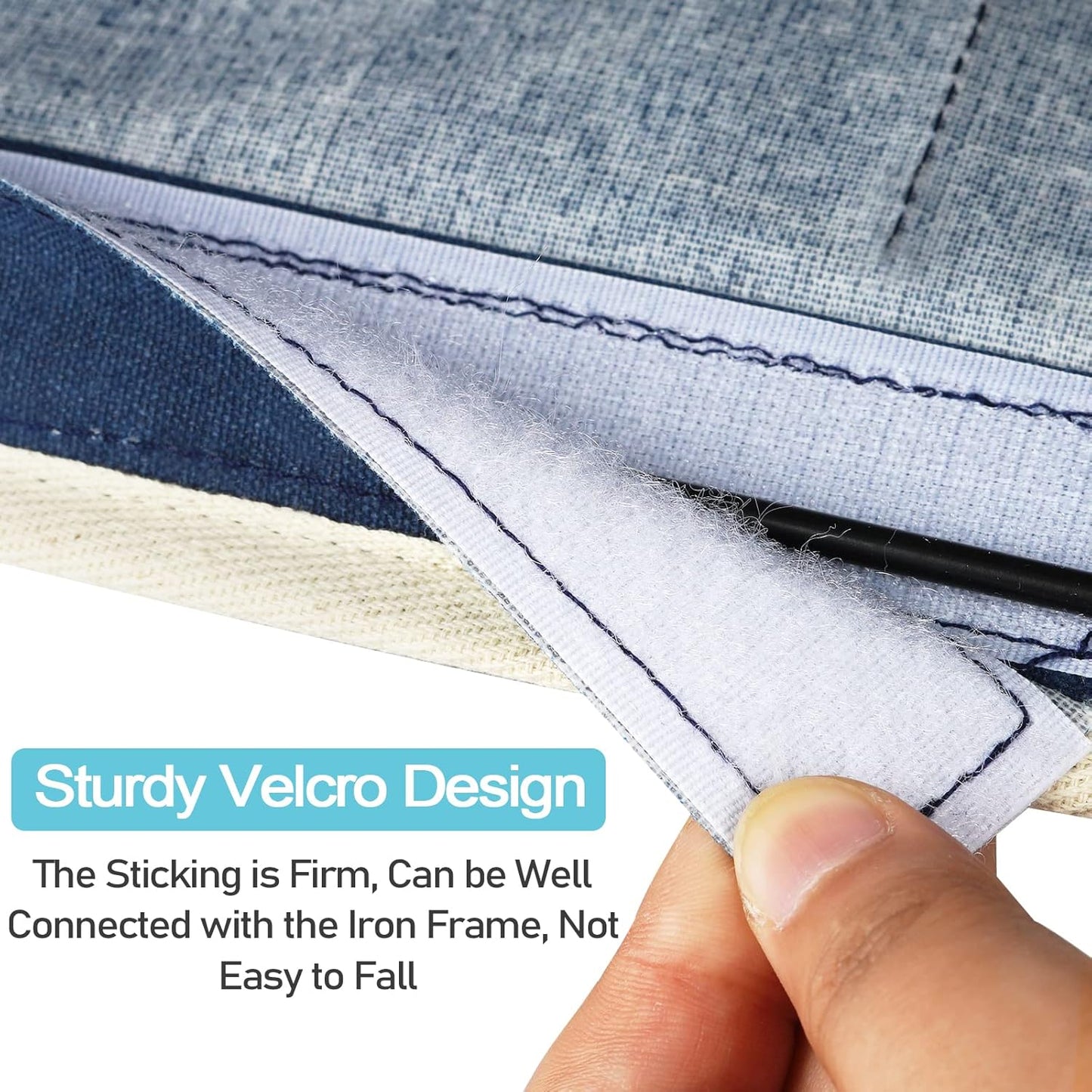 Loghot Bedside Caddy/Bedside Storage Bag Hanging Organizer for Bunk and Hospital Beds,Dorm Rooms Bed Rails,Can be Placed Glasses,Books,Mobile Phones,Keys (2pc Navy Blue)