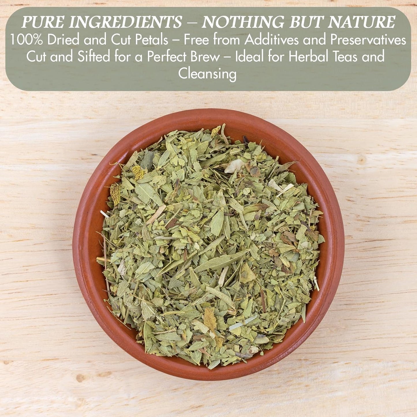 Cure Wid Pure Certified Organic Dried Senna Leaves 4oz Resealable Pack - Non-GMO Organic Senna Tea For Constipation Relief - Senna Leaf Tea To Support Digestion & Regulate Bowel Movements Hojas De Sen