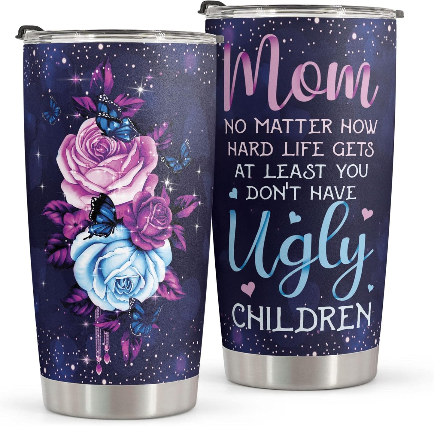 Macorner Mothers Day Gifts for Mom - Stainless Steel Tumbler 20oz For Women - Birthday for Wife Grandma Nana From Daughter Son Kid