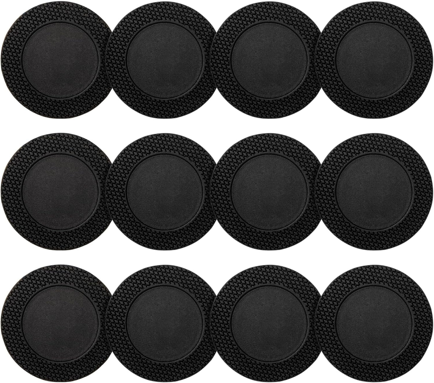 Silicone Bottom Protector for The Bottom of Mugs and Other Containers with a Bottom Diameter of 1.49" 38 mm, Multi-Use Non-Slip Mat（12pack