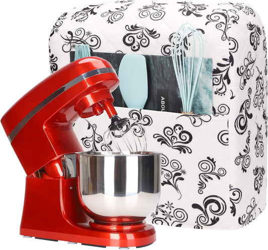 Kitchen Aid Mixer Cover,Kitchen Stand Mixer Cover Compatible With 5-8 Quart Kitchenaid Hamilton Mixers,Kitchen Aid Covers for Stand Mixer With Pockets,Kitchen Aid Mixer Assecories