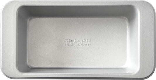 KitchenAid 9x5in Nonstick Aluminized Steel Loaf Pan, Silver