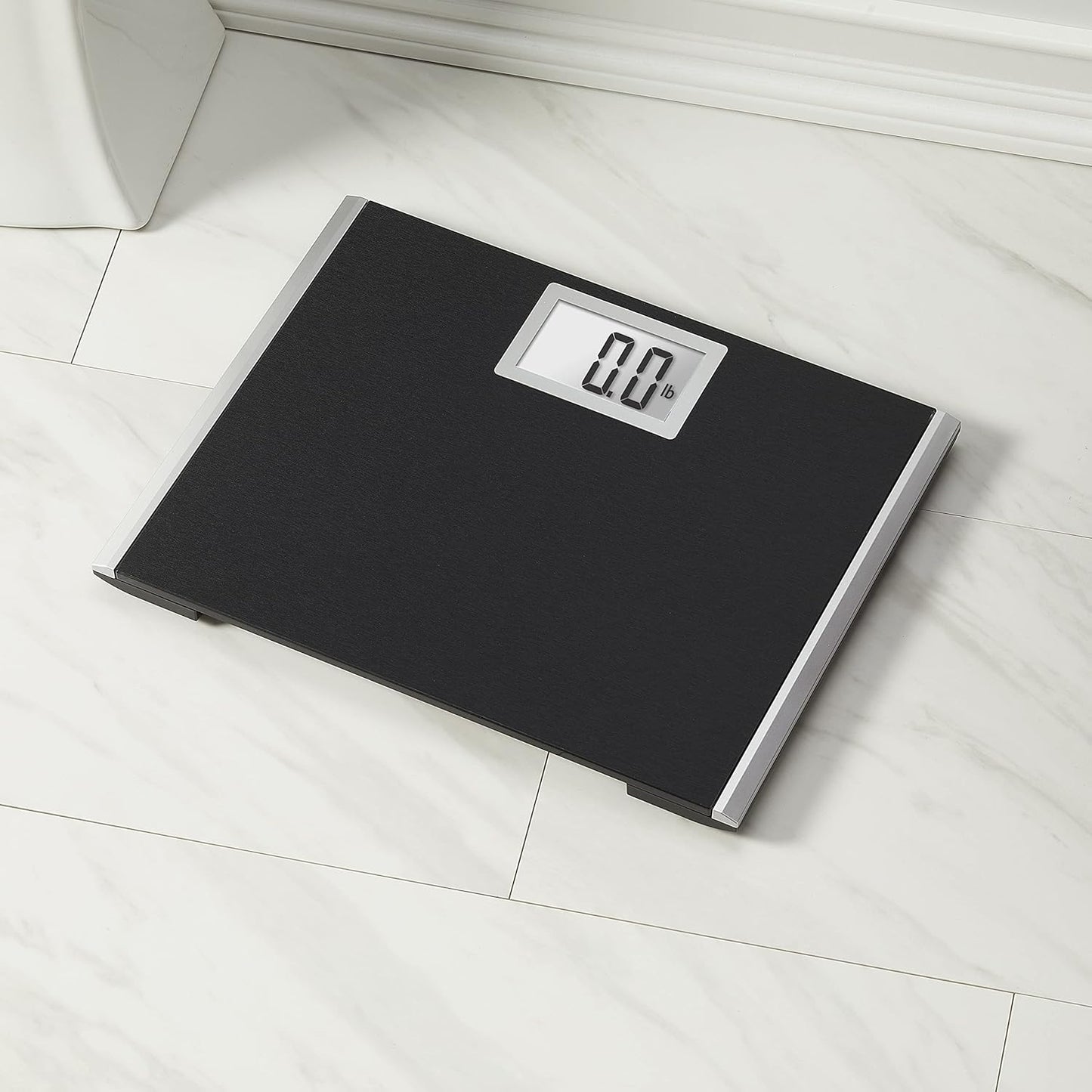EatSmart Precision Plus Scale for Body Weight, Wide Platform for added comfort. Extra heavy 440 LB capacity