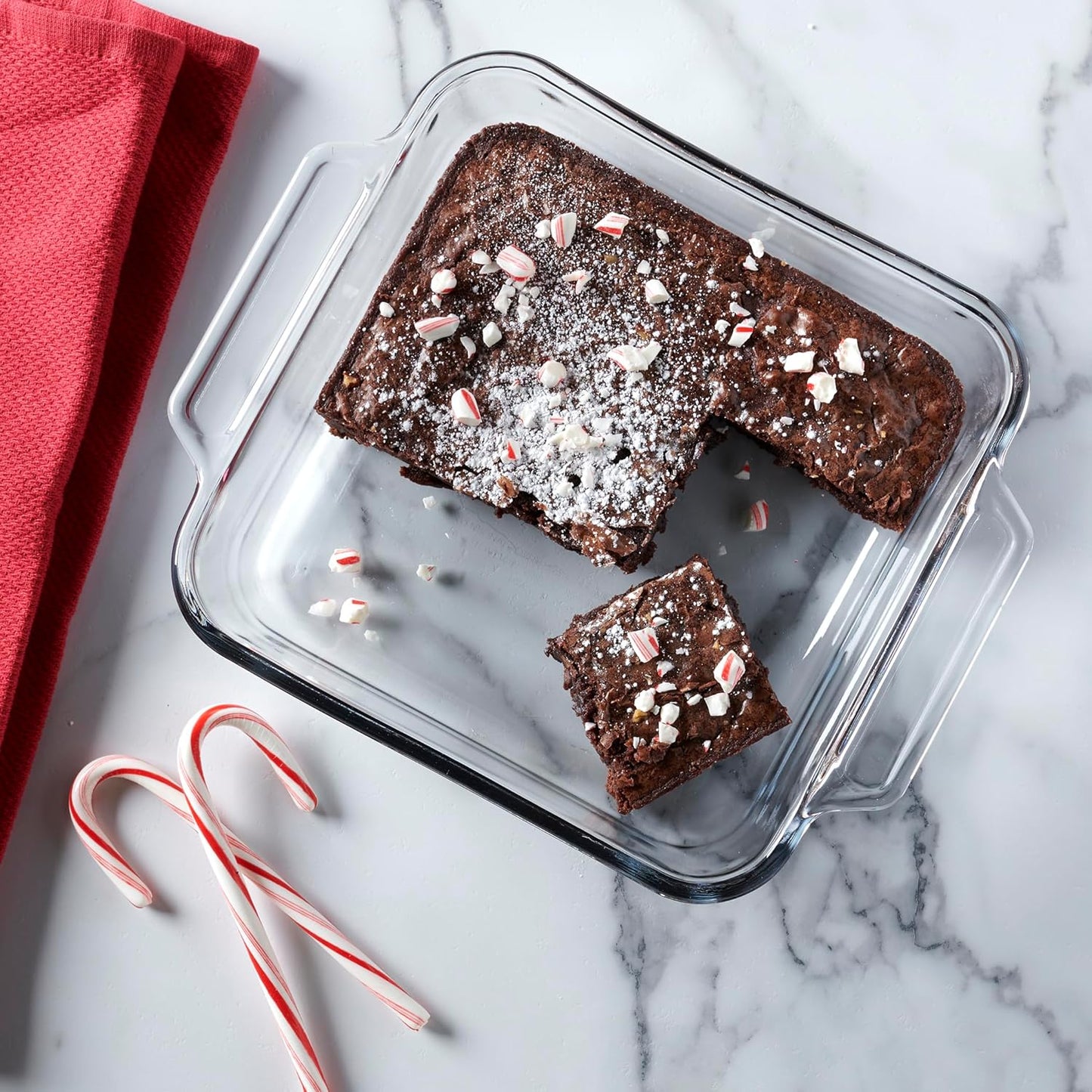 Anchor Hocking Oven Basics Cake Dish & 3 Quart Baking Dish Value Pack – Tempered Glass for Even Baking, Oven Safe, Microwave Safe, Made in USA