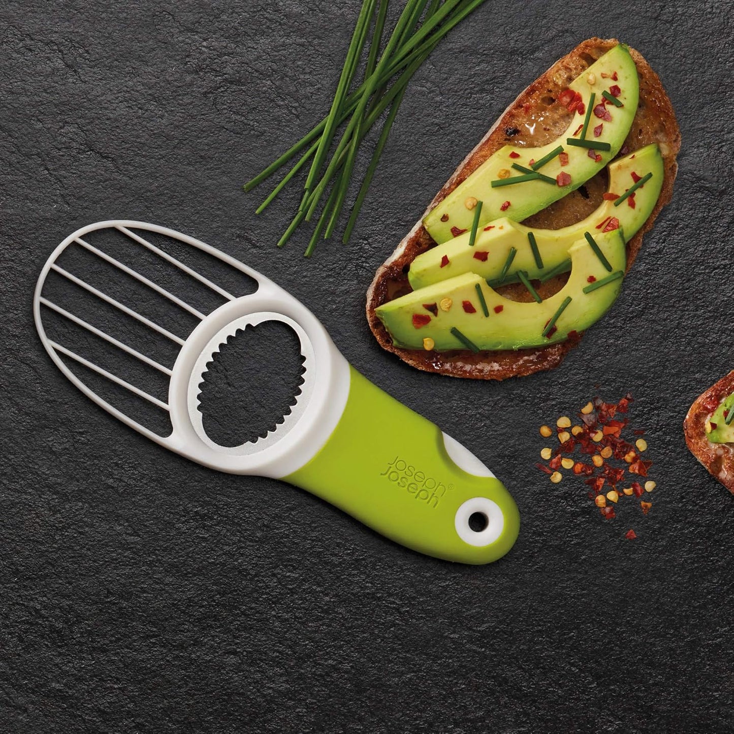 Joseph Joseph GoAvocado 3-in-1 Avocado Slicer,Green