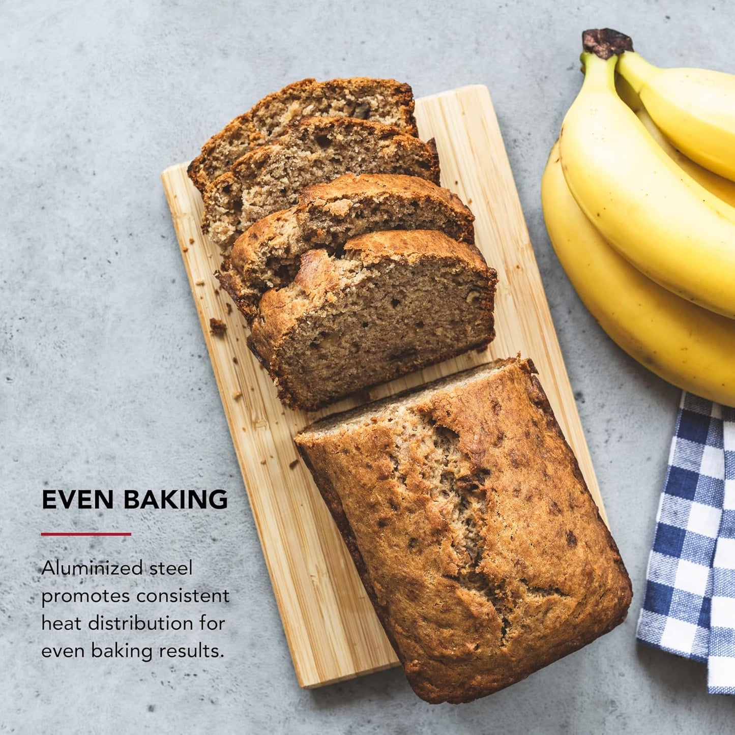 KitchenAid 9x5in Nonstick Aluminized Steel Loaf Pan, Mineral Water