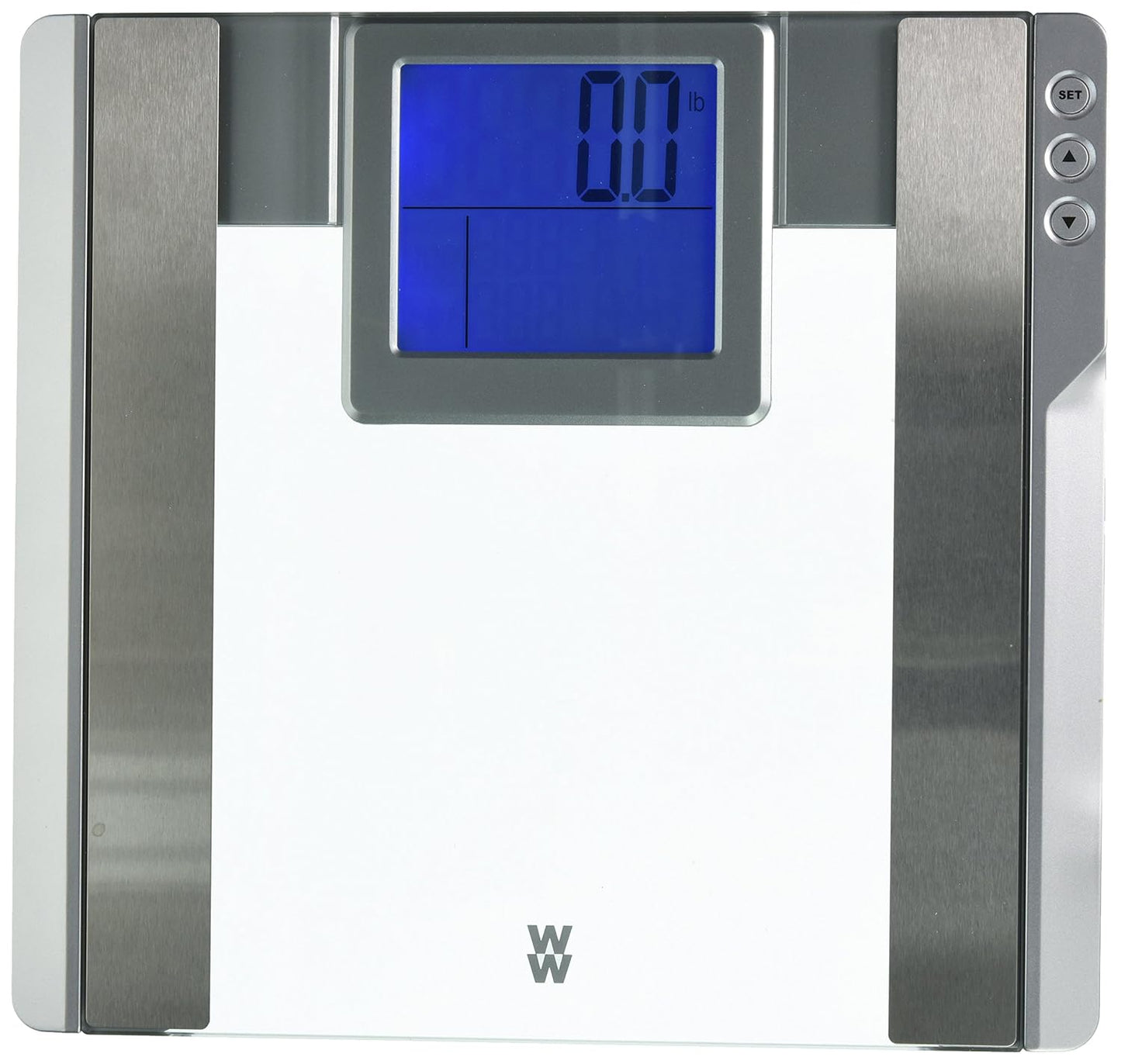 Weight Watchers Scales by Conair Scale for Body Weight, Digital Bathroom Scale with Body Fat and BMI in Large Display Clear