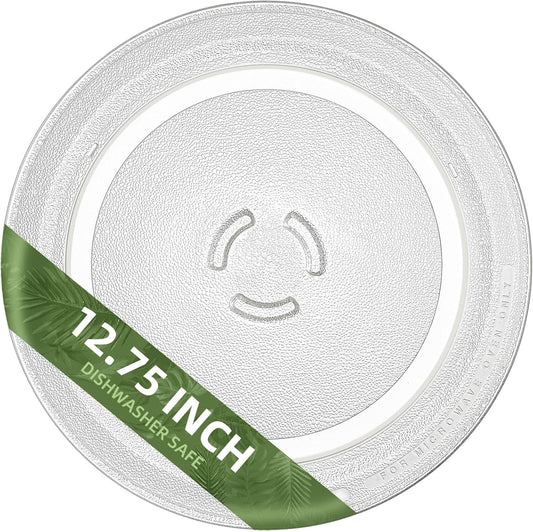 12.75" Microwave Plate Replacement for 481941879728 Whirlpool Microwave Glass Plate Compatible With 12 3/4 inch Whirlpool Microwave Plate