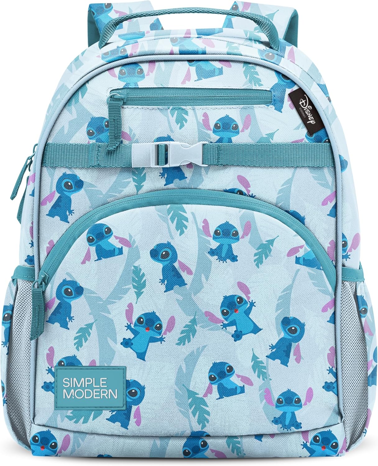 Simple Modern Disney Toddler Backpack for School Girls and Boys | Kindergarten Elementary Kids Backpack | Fletcher Collection | Kids - Medium (15" tall) | Tropical Stitch