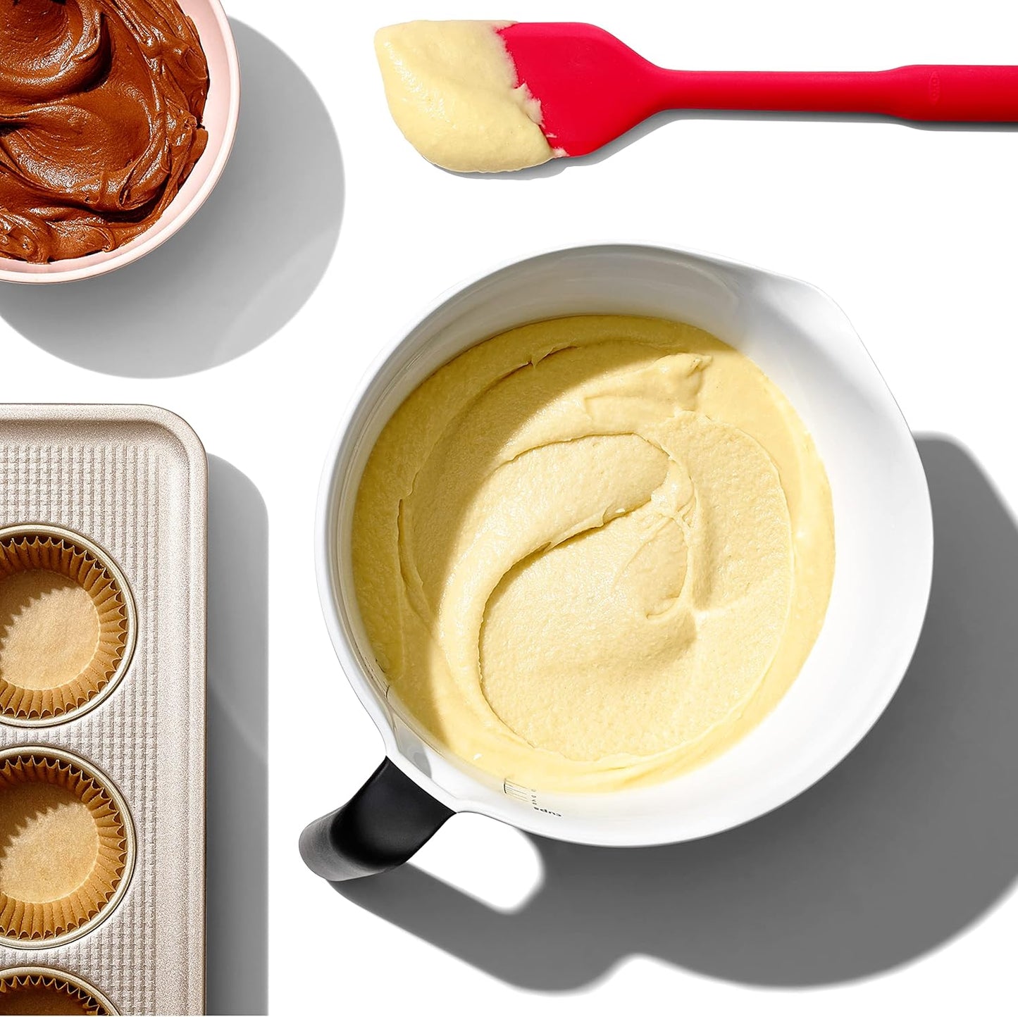 OXO Good Grips 2QT Batter Mixing Bowl, White